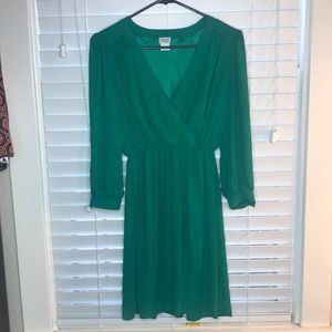 Charming Charlie emerald dress